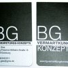 Visitenkarten in Silber